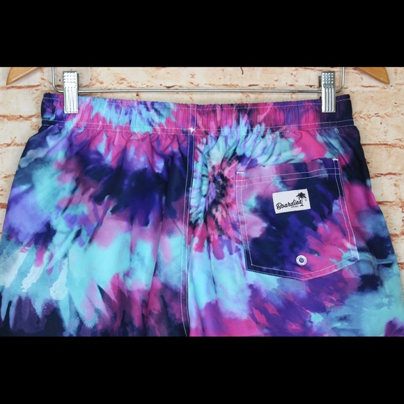 BoardiesMen’s Blue/Purple Tie Dye Board Shorts